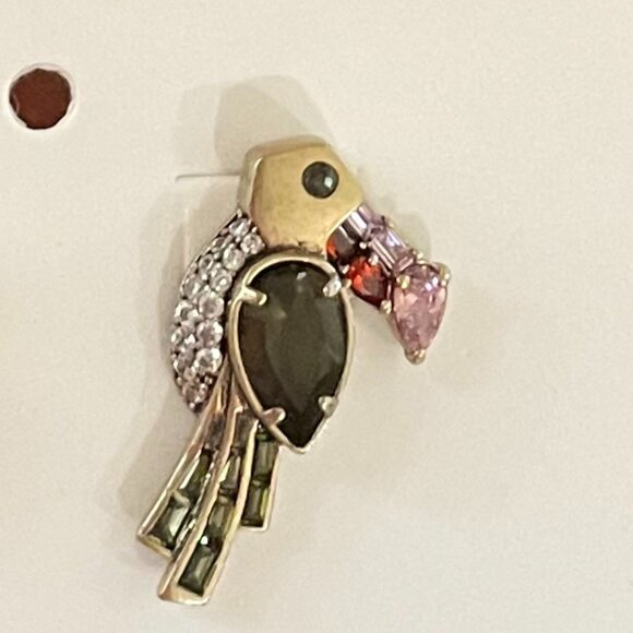 Banana Republic Toucan Earrings. - Picture 2 of 3